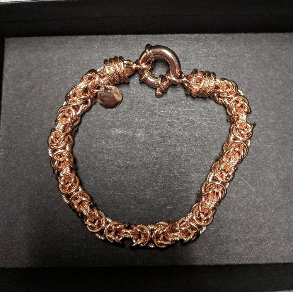 Bronze Colored Rope Style Bracelet - Picture 3 of 3